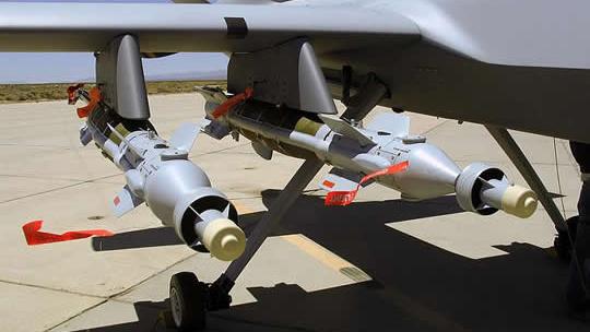 Über die gezielten Tötungen via den todbringenden Rapper-Drohnen-Raketen entschieden auch Bundeswehr-Offiziere - Quelle: US Airforce