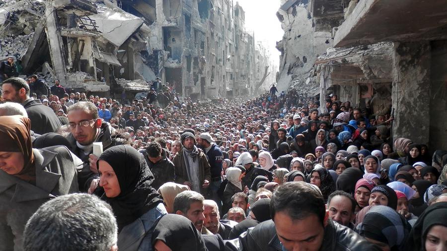 Symbolbild - Yarmouk Flüchtlingscamp in Damaskus - Quelle: RT