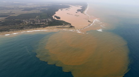 Der Giftschlamm des Rio Doce ergießt sich mittlerweile schon in den Atlantik