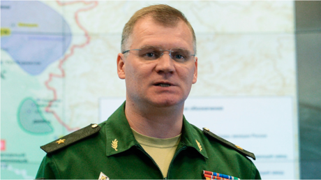 Sprecher des russischen Verteidigungsministeriums Generalmajor Igor Konaschenkow