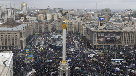 Der Kiewer Maidan im Dezember 2014