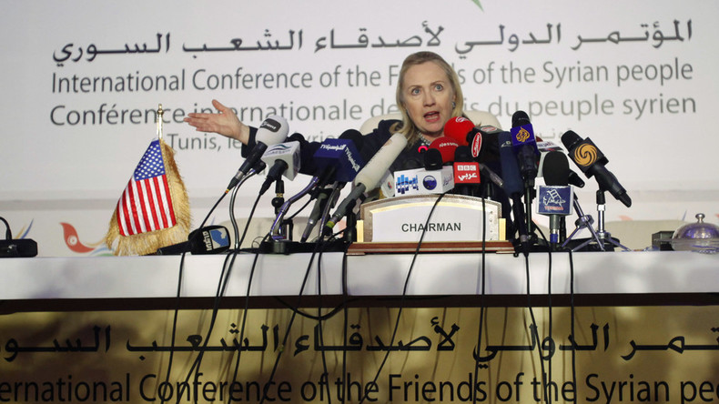 Wie Hillary Clinton denkt: Krieg gegen Syrien ist eine gute Lösung, solange Russland nicht eingreift