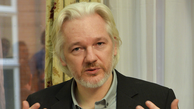 Der Aktivist Julian Assange muss seit 2012 in der ecuadorianischen Botschaft in London bleiben.