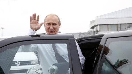 Laut Tagesschau jetzt auch schuld am Stau: Russlands Präsident Wladimir Putin