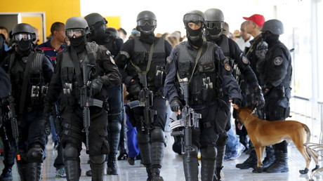 Brasilianische Spezialeinheiten bei einer Anti-Terrorübung
