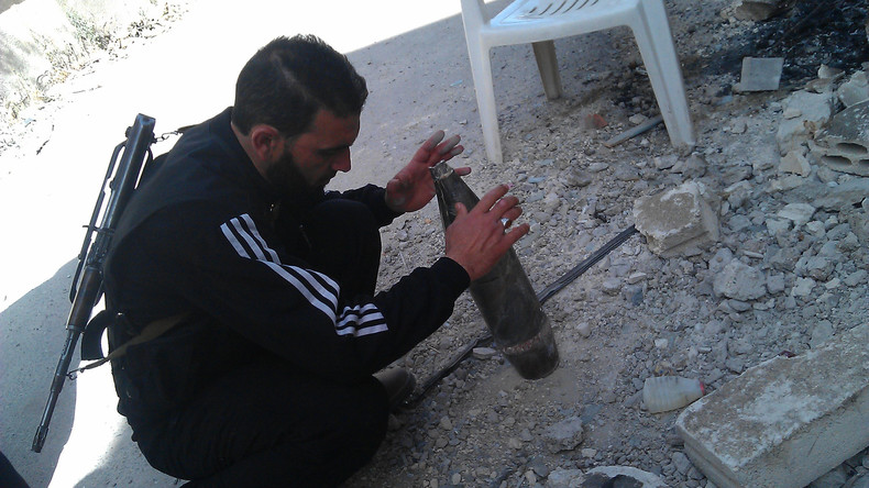 Ein Kämpfer der sogenannten Freien Syrischen Armee.