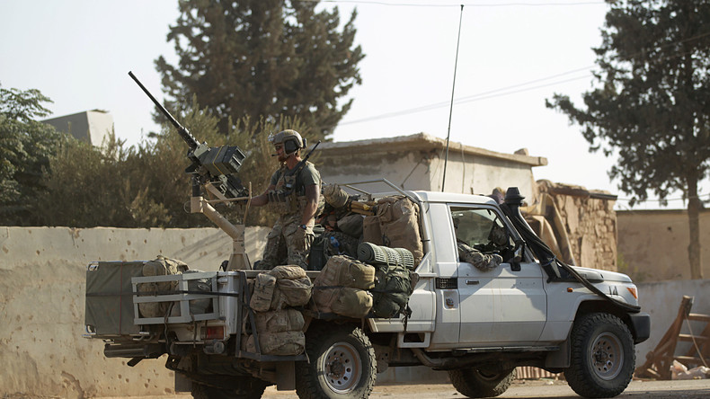 US-Soldaten in der Stadt al-Kherbeh, nördlich von Aleppo.