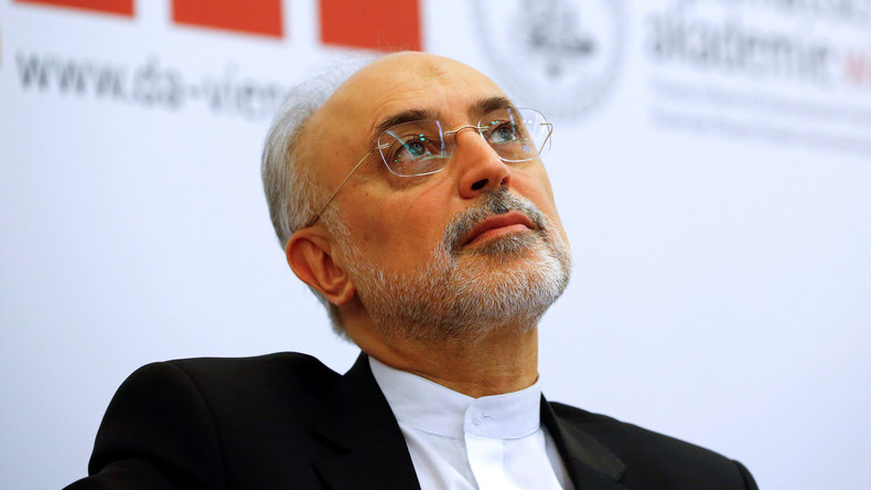 Der Leiter der iranischen Delegation bei den Atom-Gesprächen und der Iranian Atomic Energy Organization, Ali Akbar Salehi, in Wien, September 2016.