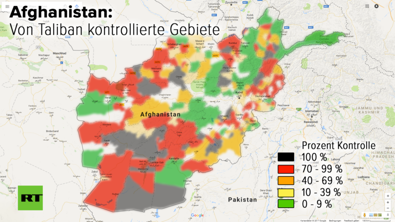 RT-Exklusiv: Taliban kontrollieren die Hälfte Afghanistans - USA trifft Mitschuld