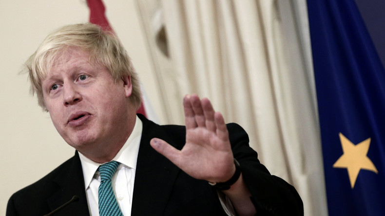 Großbritanniens Außenminister Boris Johnson sagt Russland-Besuch wegen Syrien-Krise ab