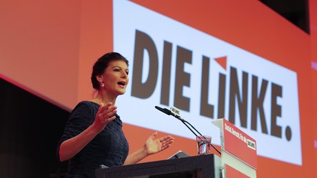 Sarah Wagenknecht beim Parteitag der Linken, Hannover, Deutschland, 11. Juni 2017. 