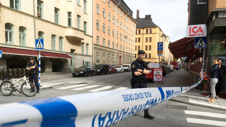 Stockholm Messerangriff auf Polizisten 